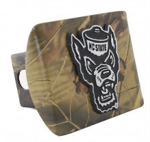 North Carolina State Wolfpack Camo Metal Hitch Cover