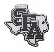Stephen F. Austin State University SFA Metal Auto Emblem