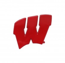 University of Wisconsin Red Metal Auto Emblem