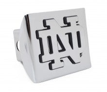 Notre Dame ND Chrome Metal Hitch Cover