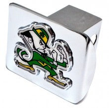 Notre Dame Fighting Irish Colors Chrome Metal Hitch Cover