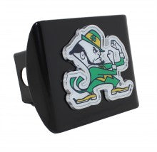 Notre Dame Fighting Irish Colors Black Metal Hitch Cover