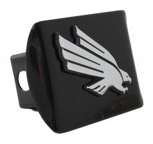 University of North Texas Eagle Black Metal Hitch Cover