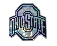 Ohio State Silver Reflective Decal