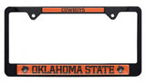 Oklahoma State Cowboys Black Metal License Plate Frame