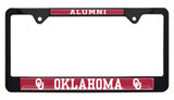 University of Oklahoma Alumni Black Metal License Plate Frame