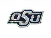Oklahoma State Silver Reflective Decal