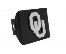 University of Oklahoma Sooners OU Black Metal Hitch Cover