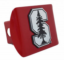 Stanford University Cardinal Metal Hitch Cover