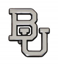 Baylor University Bears BU Metal Auto Emblem