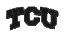 TCU Black Metal Emblem