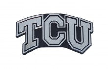 TCU Classic Metal Auto Emblem