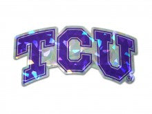 TCU Purple Reflective Decal