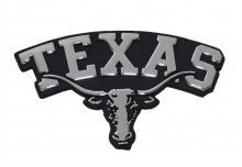 University of Texas with Longhorn Metal Auto Emblem