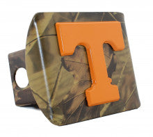 University of Tennessee Vols Orange on Camo Metal Hitch Cover