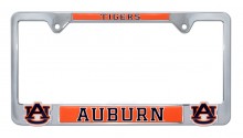 University of Auburn Tigers 3D Metal License Plate Frame