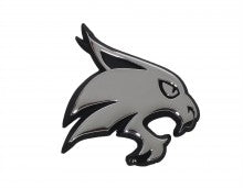 Texas State University Bobcat Metal Auto Emblem