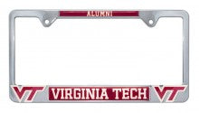 Virginia Tech Alumni 3D Metal License Plate Frame