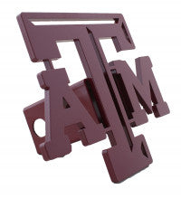 Texas A&M Large Maroon Metal Hitch Cover