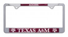 Texas A&M Aggies Metal License Plate Frame