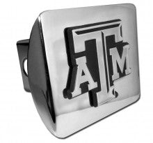 Texas A&M ATM Chrome Metal Hitch Cover