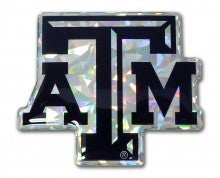 Texas A&M Silver Reflective Decal