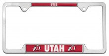 Utah Utes Metal License Plate Frame