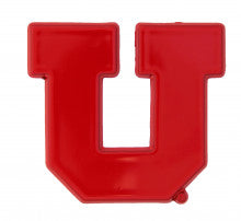 University of Utah Utes Red Metal Auto Emblem
