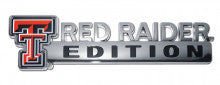 Texas Tech Red Raider Edition Auto Emblem