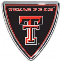 Texas Tech University Shield Metal Auto Emblem
