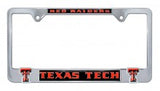 Texas Tech Red Raiders 3D Metal License Plate Frame