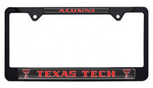 Texas Tech Alumni Black Metal License Plate Frame