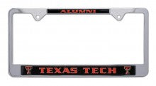 Texas Tech Alumni Metal License Plate Frame