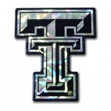 Texas Tech Silver Reflective Decal