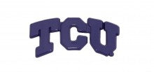 TCU Purple Metal Emblem