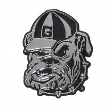 University of Georgia Bulldog Metal Auto Emblem