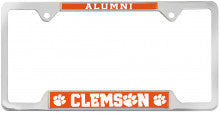 Clemson University Tigers Alumni Metal License Plate Frame