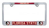 Florida State Seminoles 3D Metal License Plate Frame