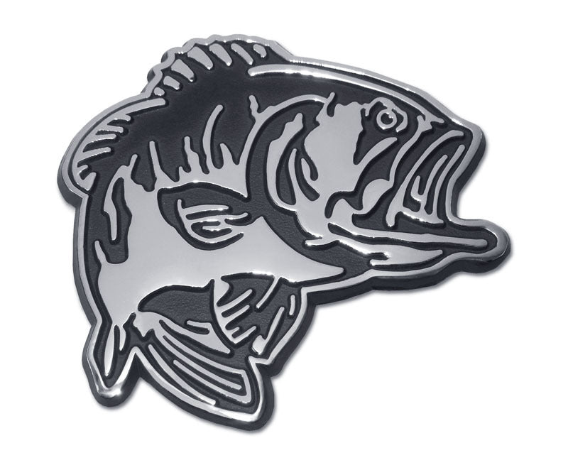 Bass Fish Metal Auto Emblem – AMG Emblems