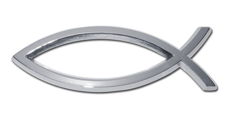 Christian Fish Metal Auto Emblem – AMG Emblems