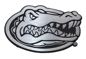 University of Florida Gators Brushed Metal Auto Emblem