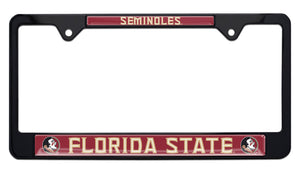 Copy of Florida State Seminoles Mascot Metal License Plate Frame