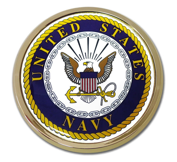Navy Seal Metal Auto Emblem