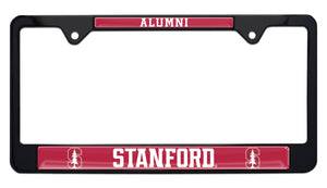Stanford University Alumni Black Metal License Plate Frame