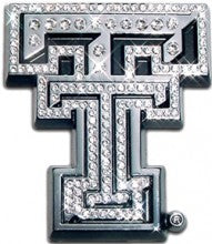 Texas Tech University Crystal Metal Auto Emblem