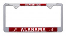 University of Alabama Crimson Tide Metal License Plate Frame
