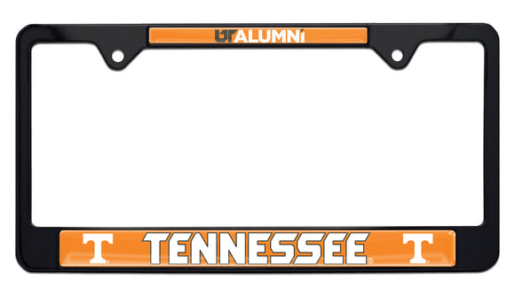 Tennessee Volunteers Alumni Black Metal License Plate