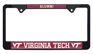 Virginia Tech Alumni Black Metal License Plate Frame