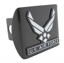 US Air Force Black Metal Hitch Cover