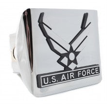 US Air Force Chrome Metal Hitch Cover